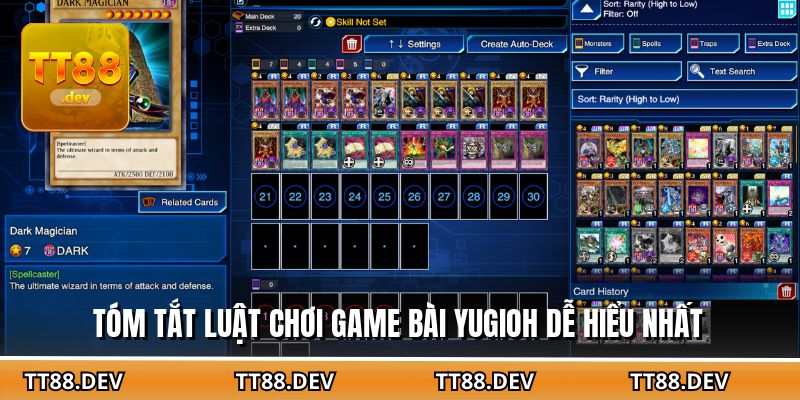 Tóm tắt luật chơi game bài Yugioh dễ hiểu nhất